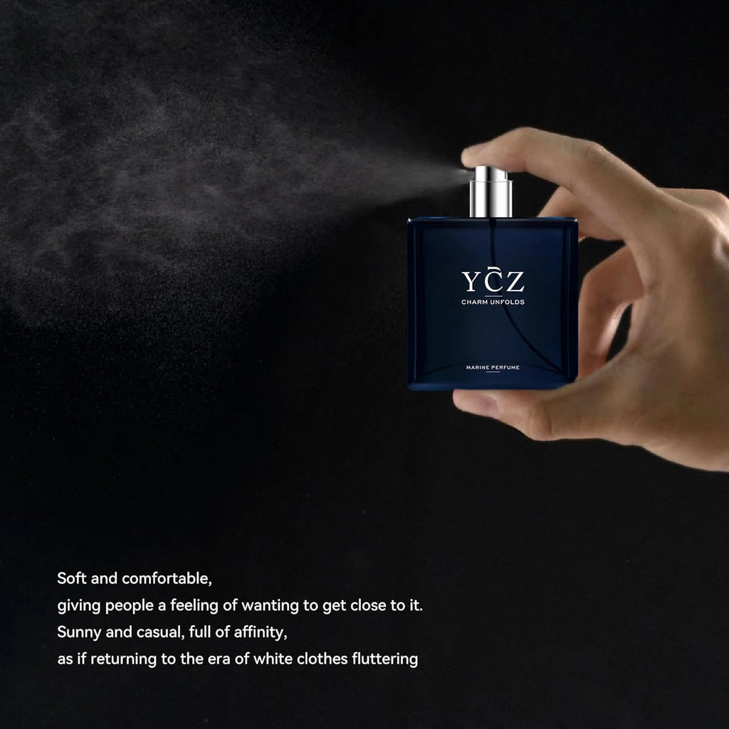 50ML Brand Perfume Cologne Man Perfume Spray Long Lasting Woody Ocean Fruity Light Fragrance Seductive Romance Gift