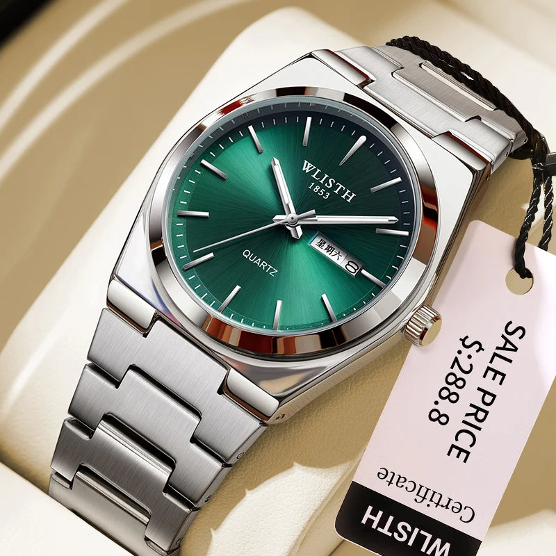 Rivora Meridian Steel Watch. A refined expression of modern precision. Designed for everyday elegance with a clean, minimal aesthetic.