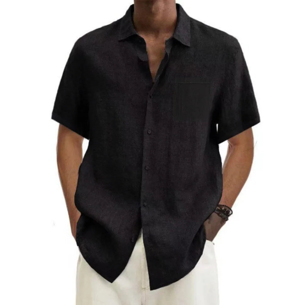 Rivora| Linen Hot classy coastal shirt