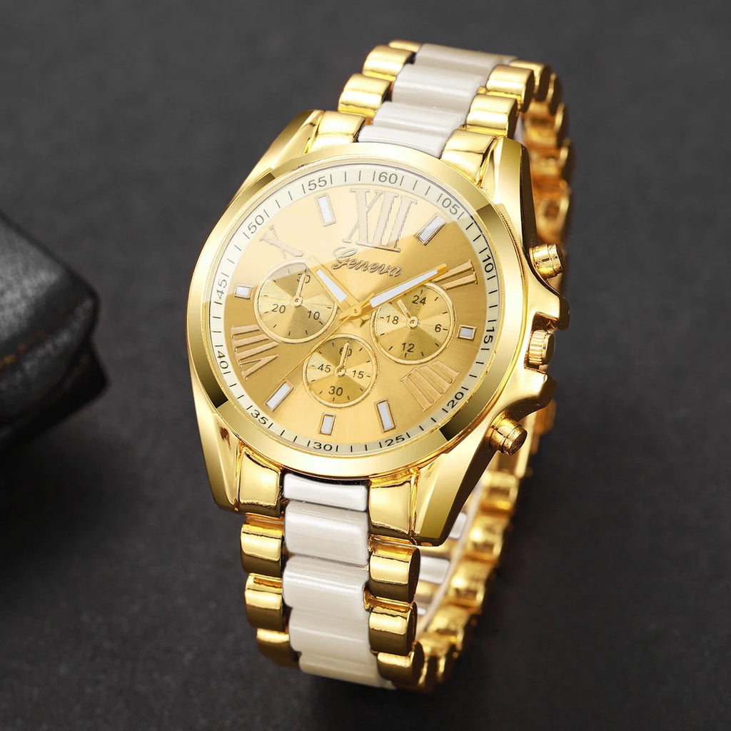 Roma Dial Luxury Quartz Watch – Executive Business Edition