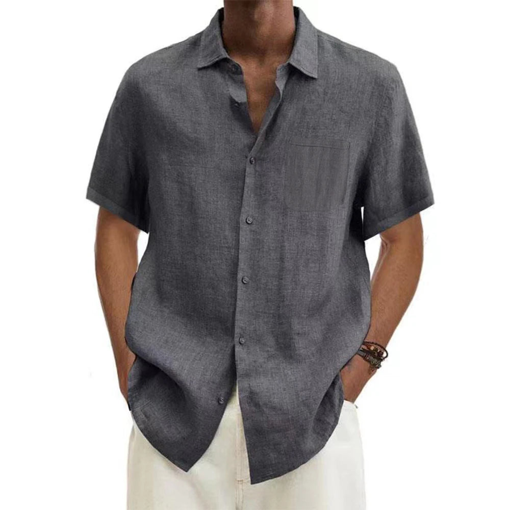Rivora| Linen Hot classy coastal shirt