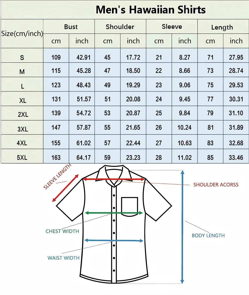 Men's Hawaiian Striped 3D Print Shirt Vacation Tops Short Sleeve Button Single Breasted Beach Shirt Lapel Men Blouse Breathable