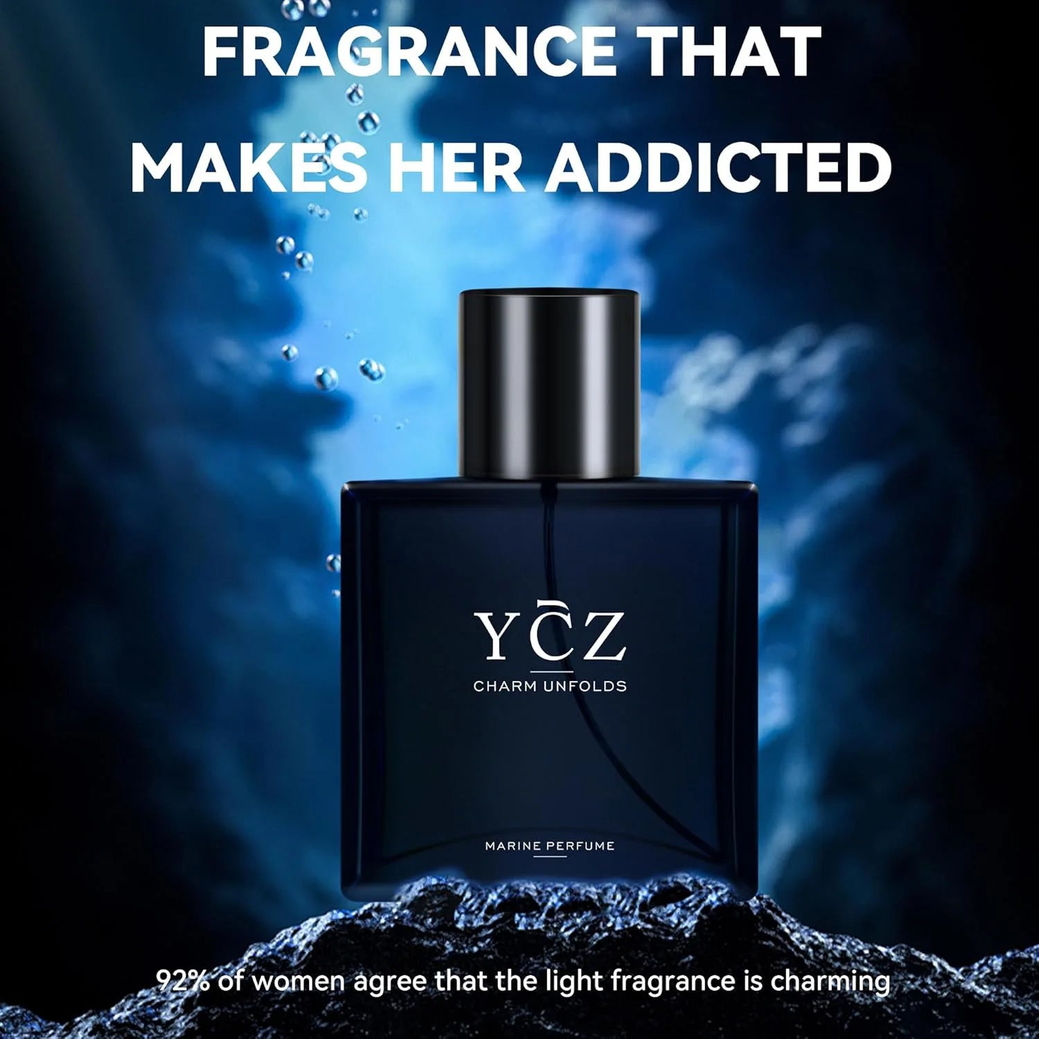 50ML Brand Perfume Cologne Man Perfume Spray Long Lasting Woody Ocean Fruity Light Fragrance Seductive Romance Gift