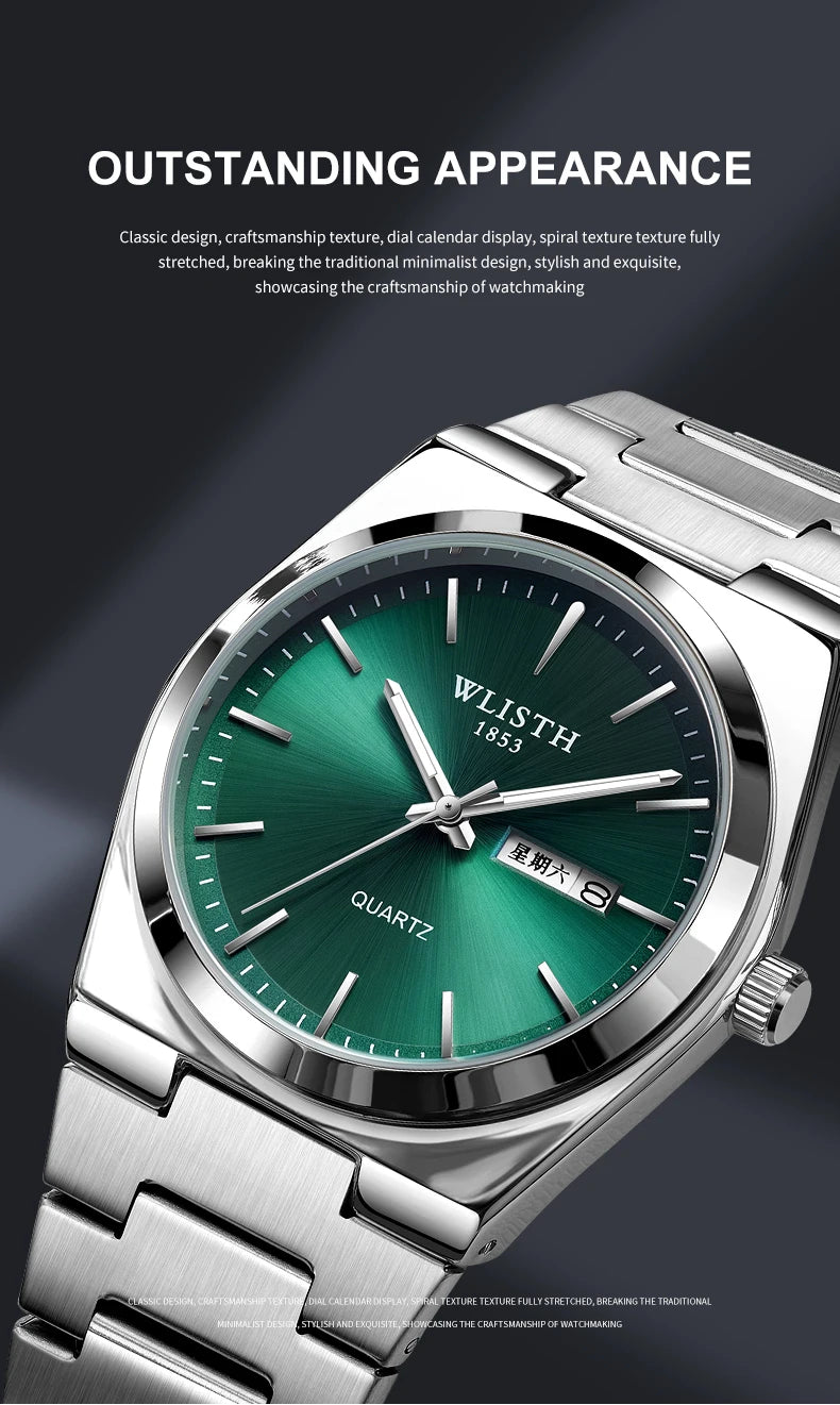 Rivora Meridian Steel Watch. A refined expression of modern precision. Designed for everyday elegance with a clean, minimal aesthetic.