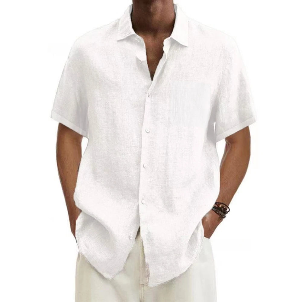 Rivora| Linen Hot classy coastal shirt