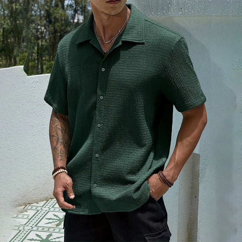 Rivora | Summer Ease Knit Shirt
