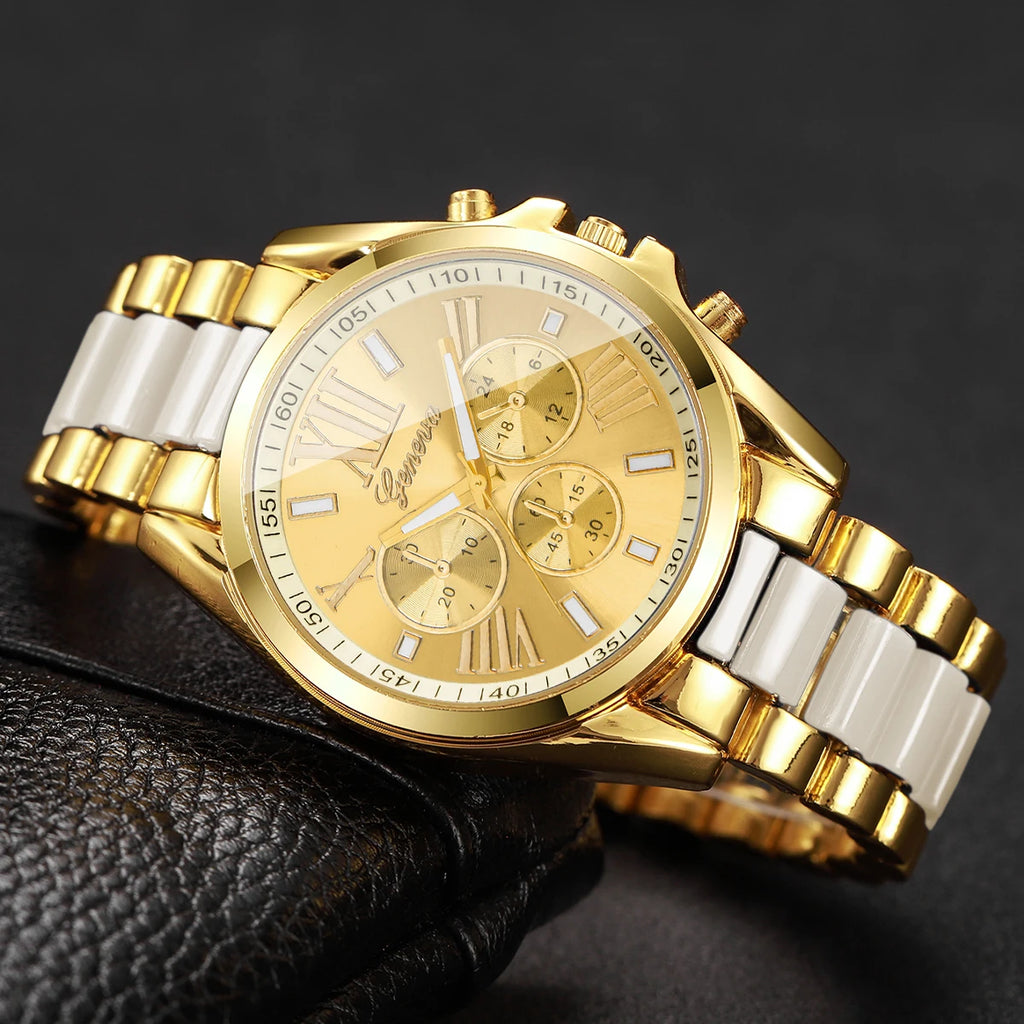 Roma Dial Luxury Quartz Watch – Executive Business Edition