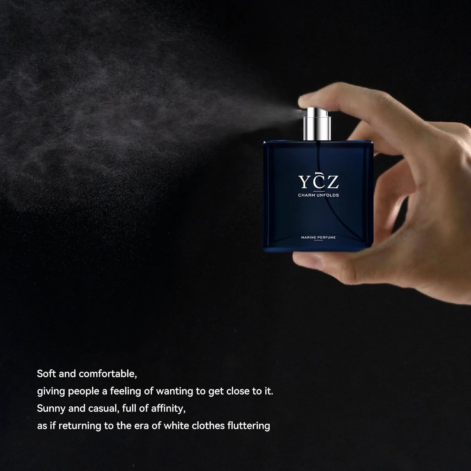 50ML Brand Perfume Cologne Man Perfume Spray Long Lasting Woody Ocean Fruity Light Fragrance Seductive Romance Gift